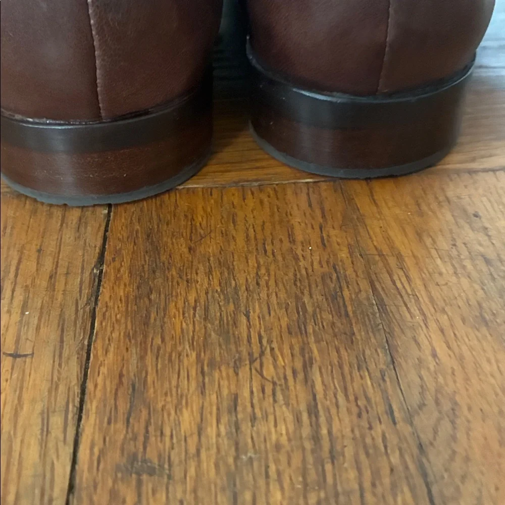 Frye Rich Brown Leather Ankle Booties - Picture 4 of 5